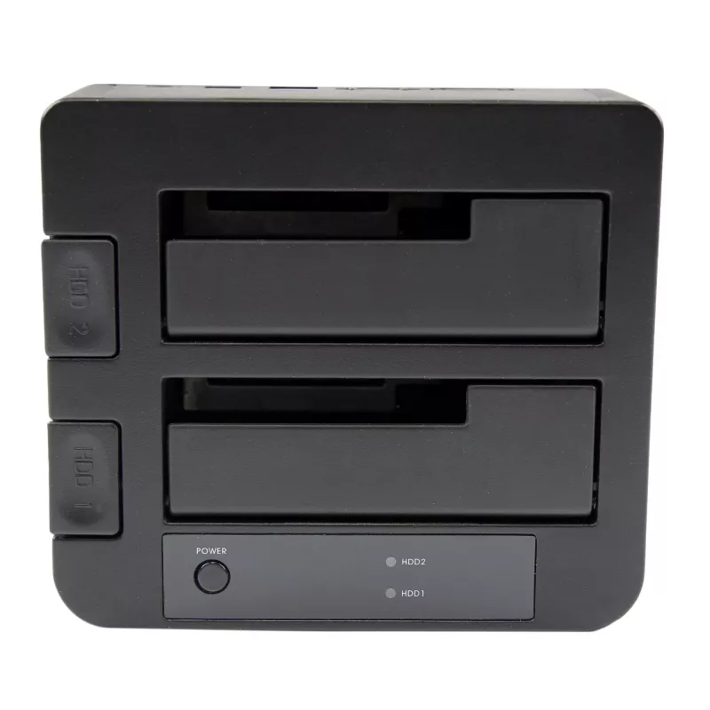 StarTech.com SDOCK2U33EB Dviejų lizdų USB 3.0 / eSATA į SATA standžiųjų diskų dokas