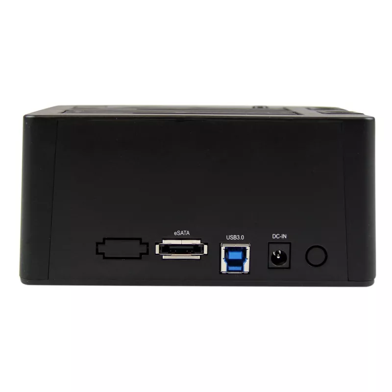 StarTech.com SDOCK2U33EB Dviejų lizdų USB 3.0 / eSATA į SATA standžiųjų diskų dokas
