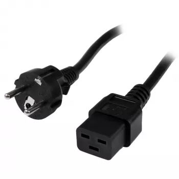 StarTech.com 2m maitinimo laidas, 16AWG, EU Schuko į C19, 16A 250V, juodas