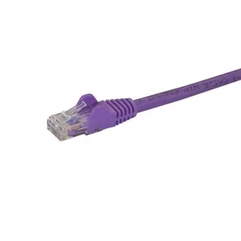 StarTech.com 2m CAT6 Ethernet kabelis - Violetinis CAT6 Gigabit Ethernet laidas - 250MHz 100W PoE RJ45 UTP tinklo/pataisos laidas su apsauga nuo užkliuvimo ir įtempimo mažinimu, individualiai išbandytas