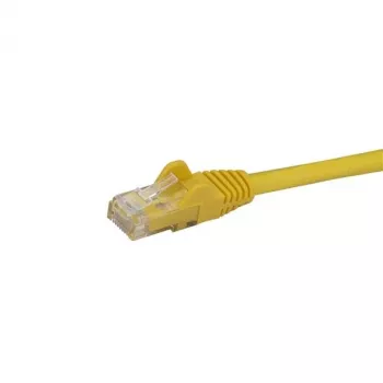StarTech.com 2m CAT6 Ethernet kabelis - geltonas CAT 6 Gigabit Ethernet laidas - 250MHz 100W PoE RJ45 UTP tinklo/patch laidas be užkablių su įtempimo iškrovikliu, individualiai išbandytas