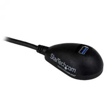 StarTech.com 5 pėdų juodas stalinis SuperSpeed USB 3.0 ilginimo kabelis - A-A vyriškas/moteriškas