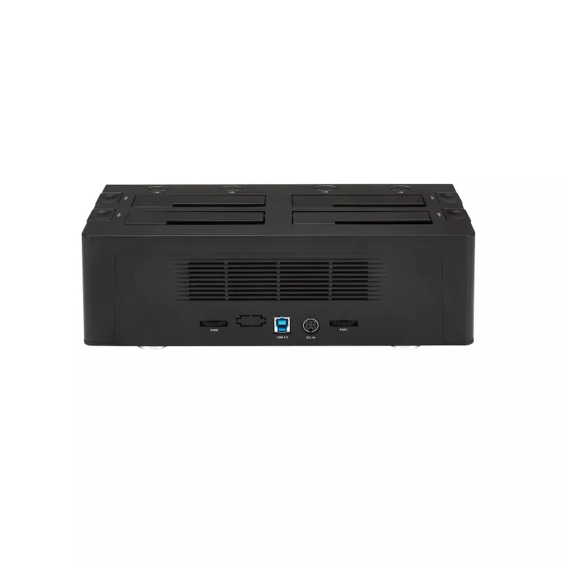 StarTech.com SDOCK4U33 4 lizdų USB 3.0 į SATA kietojo disko dokas, išorinis 2,5/3,5 col. SATA III SSD/HDD dokas su karšto keitimo palaikymu