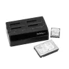 StarTech.com SDOCK4U33 4 lizdų USB 3.0 į SATA kietojo disko dokas, išorinis 2,5/3,5 col. SATA III SSD/HDD dokas su karšto keitimo palaikymu