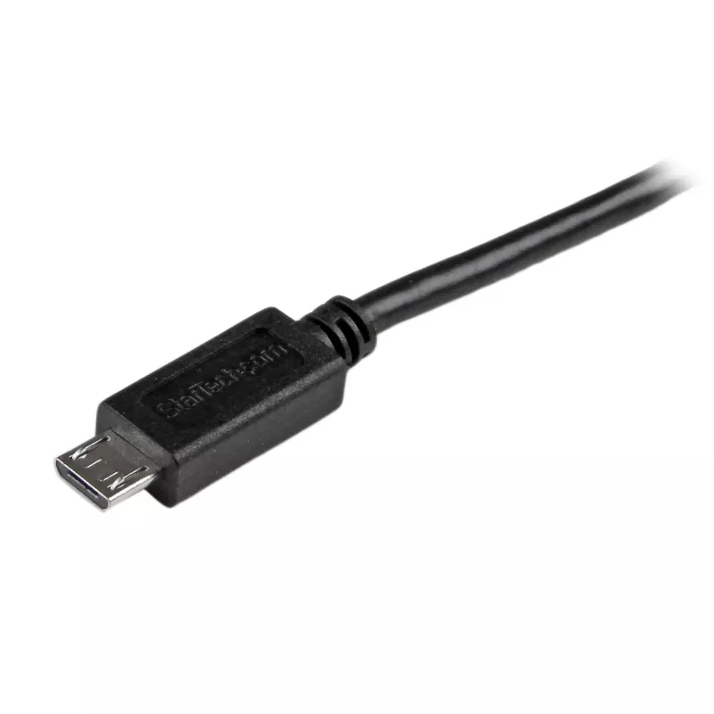 StarTech.com Micro-USB kabelis – USB A prie Micro-USB B, 2 m, USB 2.0, juodas