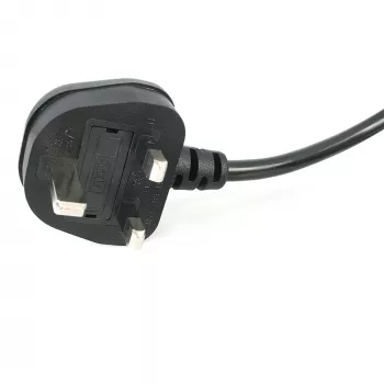 StarTech.com 1 m maitinimo laidas nešiojamam kompiuteriui, BS 1363 – C7, 2,5 A 250 V, 18 AWG, juodas