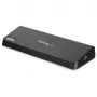 StarTech.com USB 3.0 dokavimo stotelė dviem monitoriams su HDMI ir 4K DisplayPort - USB 3.0 į 4x USB-A, Ethernet, HDMI ir DP - universali USB Type A nešiojamojo kompiuterio dokavimo stotelė, skirta Mac ir Windows