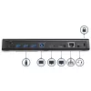 StarTech.com USB 3.0 dokavimo stotelė dviem monitoriams su HDMI ir 4K DisplayPort - USB 3.0 į 4x USB-A, Ethernet, HDMI ir DP - universali USB Type A nešiojamojo kompiuterio dokavimo stotelė, skirta Mac ir Windows