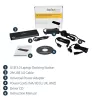 StarTech.com USB 3.0 dokavimo stotelė dviem monitoriams su HDMI ir 4K DisplayPort - USB 3.0 į 4x USB-A, Ethernet, HDMI ir DP - universali USB Type A nešiojamojo kompiuterio dokavimo stotelė, skirta Mac ir Windows