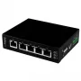 StarTech.com IES51000 5 prievadų nevaldomas pramoninis Gigabit Ethernet komutatorius – DIN bėgelio / sieninis montavimas