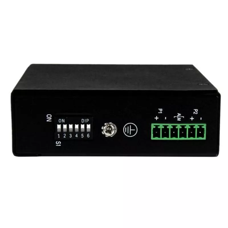 StarTech.com IES51000 5 prievadų nevaldomas pramoninis Gigabit Ethernet komutatorius – DIN bėgelio / sieninis montavimas