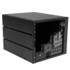 StarTech.com 4 lizdų aliumininis bekrepšis karšto keitimo mobilių diskų krepšys su backplane 3,5 colio SAS II/SATA III - 6 Gbps HDD