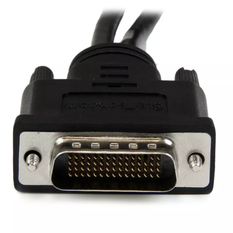 StarTech.com 8 colių (20 cm) DMS-59 į dvigubą DisplayPort adapterio laidas - 4K x 2K vaizdas - LFH DMS 59 kaiščiai (M) į 2x DisplayPort 1.2 (M) skirstytuvas Y laidas - LFH vaizdo plokštė prie dviejų DP monitorių