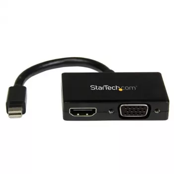 StarTech.com MDP2HDVGA kelioninis A/V adapteris: 2-in-1 Mini DisplayPort į HDMI arba VGA keitiklis