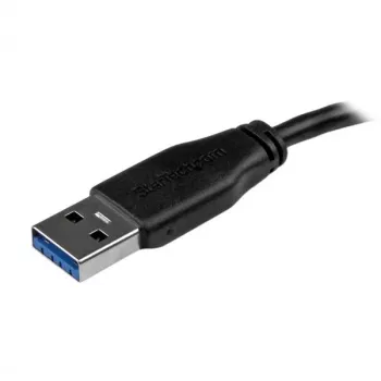StarTech.com Slim Micro USB 3.0 laidas - M/M - 3m (10ft), USB A, Micro-USB B, USB 3.2 Gen 1 (3.1 Gen 1), Vyriškas/Vyriškas, Juodas