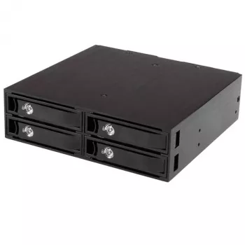 StarTech.com 4-jų lizdų mobilaus stovo galinė plokštė 2,5 colių SATA/SAS diskams