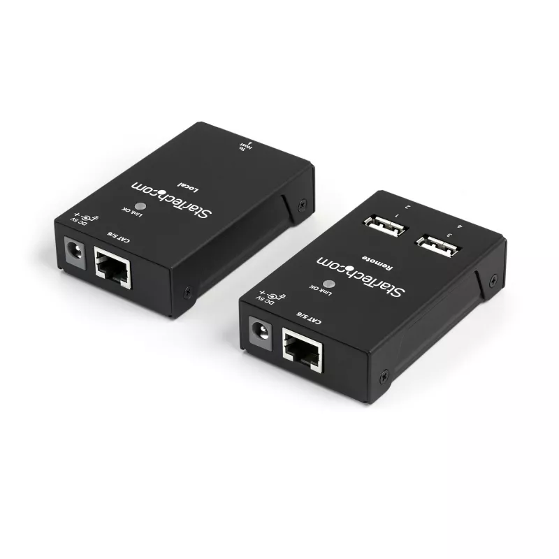 StarTech.com 4 prievadų USB 2.0 per Cat5 arba Cat6 prailgintuvas - 40 m