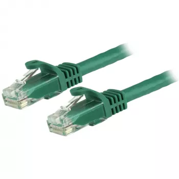 StarTech.com 3m CAT6 Ethernet kabelis - Žalias CAT 6 Gigabit Ethernet laidas - 250MHz 100W PoE RJ45 UTP tinklo/pagrindinis kabelis be užkabinimo su įtempimo mažinimu, individualiai išbandytas
