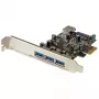 „StarTech.com“ 4 prievadų PCI Express USB 3.0 kortelė, PCIe, USB 3.2 Gen 1 (3.1 Gen 1), pilno / žemo profilio, PCI 2.0, juoda, nerūdijantis plienas, 3 m