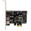 „StarTech.com“ 4 prievadų PCI Express USB 3.0 kortelė, PCIe, USB 3.2 Gen 1 (3.1 Gen 1), pilno / žemo profilio, PCI 2.0, juoda, nerūdijantis plienas, 3 m