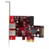 „StarTech.com“ 4 prievadų PCI Express USB 3.0 kortelė – 2 išoriniai ir 2 vidiniai – SATA maitinimas – UASP palaikymas – 2x vidiniai (IDC) pagrindinės plokštės tipo lizdai