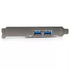 „StarTech.com“ 4 prievadų PCI Express USB 3.0 kortelė – 2 išoriniai ir 2 vidiniai – SATA maitinimas – UASP palaikymas – 2x vidiniai (IDC) pagrindinės plokštės tipo lizdai