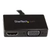 StarTech.com kelioninis A/V adapteris: 2-in-1 DisplayPort į HDMI arba VGA