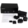 StarTech.com 2 prievadų KVM jungiklis su dvigubu VGA - USB 2.0, 1920 x 1200 pikselių, Full HD, 18 W, Juoda