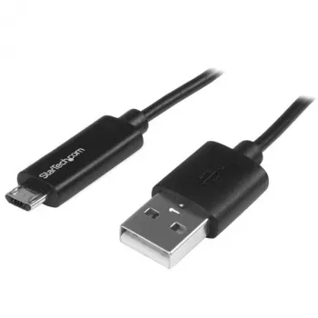 StarTech.com Micro-USB laidas su LED įkrovimo indikatoriumi – vyriškas/vyriškas – 1 m