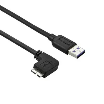StarTech.com USB3AU50CMLS plonas USB 3.0 kabelis su kairiuoju kampu, Micro-USB, 0,5 m