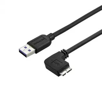 StarTech.com USB 3.0 laidas Micro USB - A tipo / Micro USB B tipo, stačiu kampu, 0,5 m