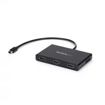 StarTech.com 3 prievadų kelių monitorių adapteris – Mini DisplayPort į HDMI MST centras – Trigubas 1080p arba Dvigubas 4K 30 Hz – Vaizdo skirstytuvas išplėstiniam darbalaukiui tik sistemoje Windows – mDP 1.2 į 3x HDMI