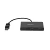 StarTech.com 3 prievadų kelių monitorių adapteris – DisplayPort 1.2 į 3x HDMI MST šakotuvas – trigubas 1080p HDMI monitorių išplėtimas – vaizdo skirstytuvas išplėstiniam darbalaukiui Windows kompiuteriuose – DP į 3x HDMI