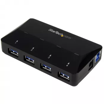 StarTech.com 4-Port USB 3.0 Hub su Dedikuotu Įkrovimo Prievadu - 1 x 2.4A Prievadas