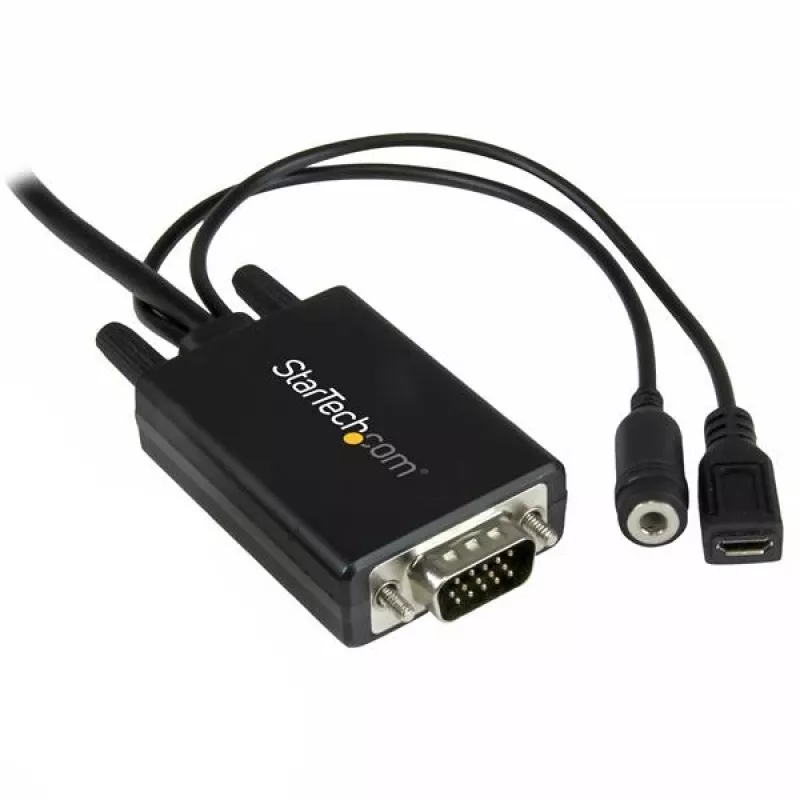 StarTech.com DisplayPort į VGA adapterio kabelis su garsu - 3 m