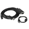StarTech.com DisplayPort į VGA adapterio kabelis su garsu - 3 m