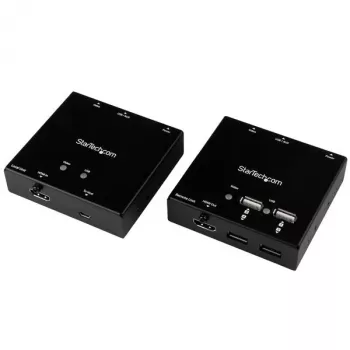 „StarTech.com“ HDMI per CAT6 prailgintuvas su 4 prievadų USB šakotuvu – 165 pėdų (50 m) – 1080p
