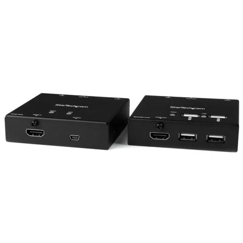 „StarTech.com“ HDMI per CAT6 prailgintuvas su 4 prievadų USB šakotuvu – 165 pėdų (50 m) – 1080p