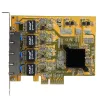 StarTech.com 4 prievadų PCIe Gigabit tinklo adapterio plokštė, vidinė, laidinė, PCI Express, Ethernet, 2000 Mbit/s