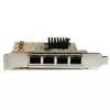 StarTech.com 4 prievadų PCIe Gigabit tinklo adapterio plokštė, vidinė, laidinė, PCI Express, Ethernet, 2000 Mbit/s