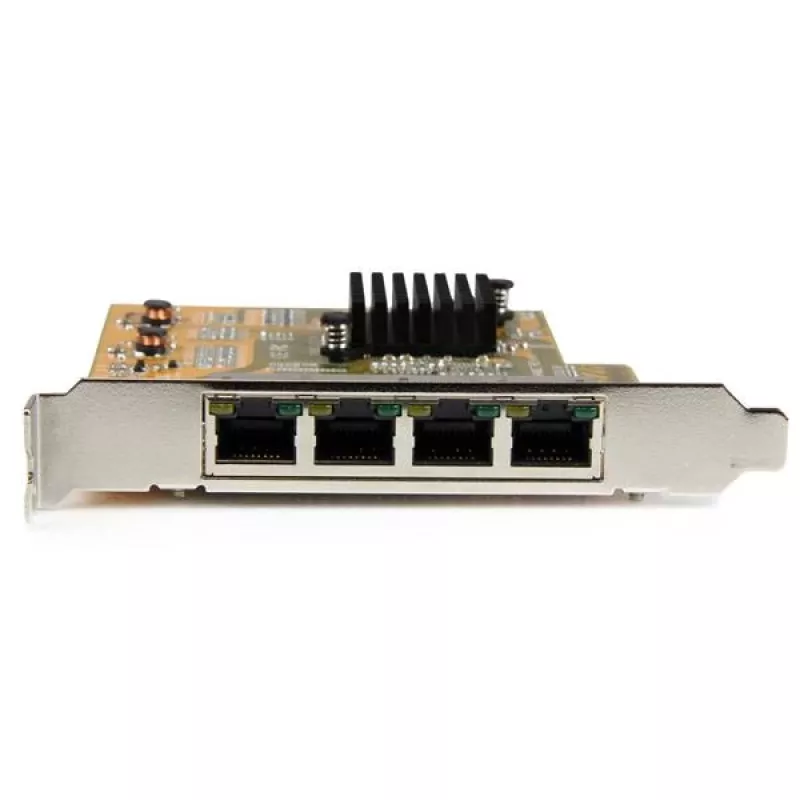 StarTech.com 4 prievadų PCIe Gigabit tinklo adapterio plokštė, vidinė, laidinė, PCI Express, Ethernet, 2000 Mbit/s
