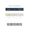 StarTech.com USB-C į DisplayPort adapteris – 4K 60Hz/8K 30Hz – USB Type-C į DP 1.4 HBR2 adapteris – kompaktiškas USB-C (DP Alt Mode) monitoriaus vaizdo keitiklis – suderinamas su Thunderbolt 3 – baltas