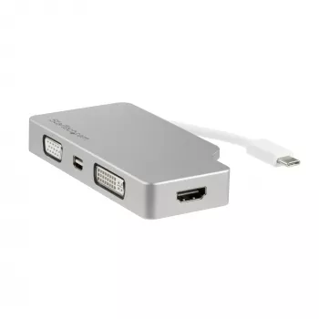 StarTech.com USB-C kelių prievadų vaizdo adapteris su HDMI, VGA, Mini DisplayPort arba DVI