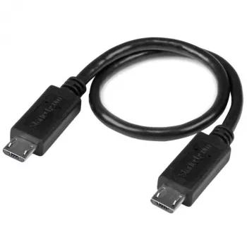 StarTech.com USB OTG laidas - Micro USB į Micro USB - vyriškas/vyriškas - 20 cm