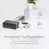 StarTech.com Thunderbolt 3 į Thunderbolt 2 adapteris - TB3 nešiojamas kompiuteris prie TB2 ekranų ir įrenginių - Thunderbolt 2 20Gbps arba Thunderbolt 1 10Gbps keitiklis - Thunderbolt 3 sertifikuotas - Windows/Mac