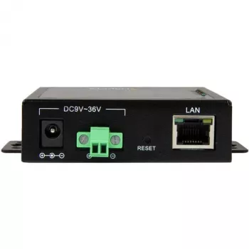 StarTech.com 2 prievadų nuosekliojo ryšio į Ethernet IP įrenginių serveris - RS232 - metalinis ir montuojamas