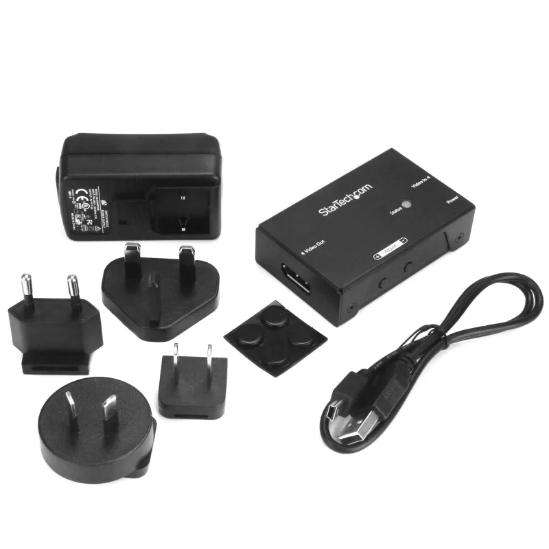 StarTech.com DisplayPort Signal Booster - DP stiprintuvas - 4K 60Hz