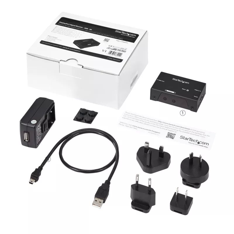 StarTech.com DisplayPort Signal Booster - DP stiprintuvas - 4K 60Hz