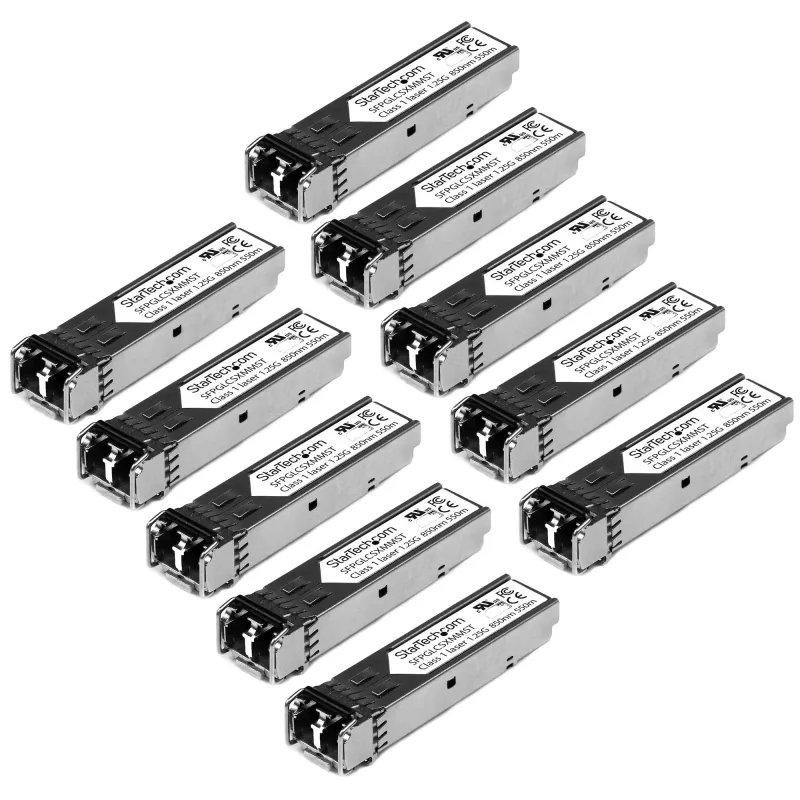 StarTech.com Cisco GLC-SX-MM suderinamas SFP siųstuvas-imtuvas - 1000BASE-SX - 10 vnt. pakuotė