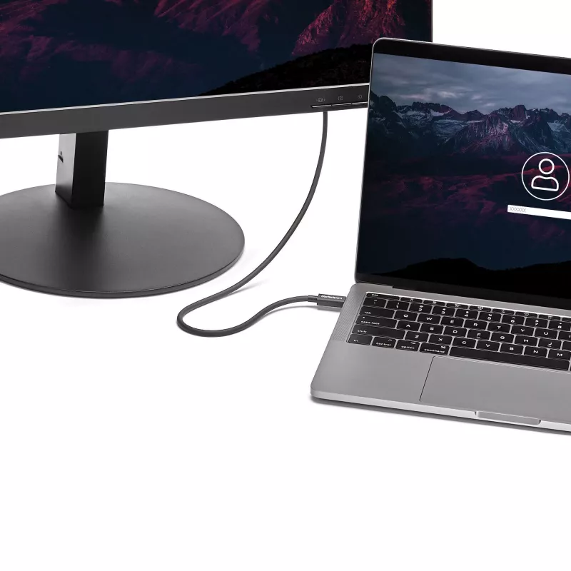 StarTech.com 0,5 m Thunderbolt 3 (40 Gbps) USB-C laidas – suderinamas su Thunderbolt, USB ir DisplayPort